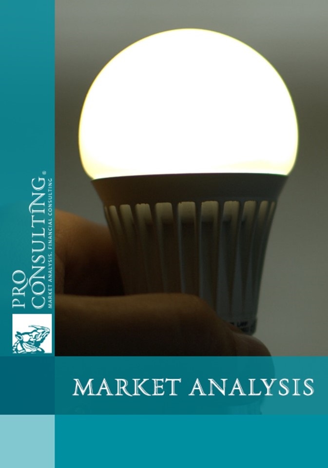 Market research report on LED lighting of Ukraine. 2015